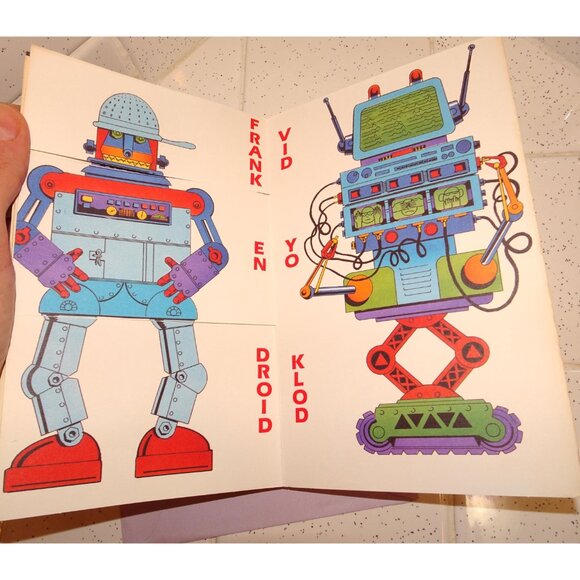Vintage American Greetings Robot Super Boy Birthday Card build your own - Picture 4 of 10